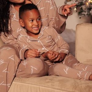 J Lux Label home for the holidays pajamas, 3T and 12M